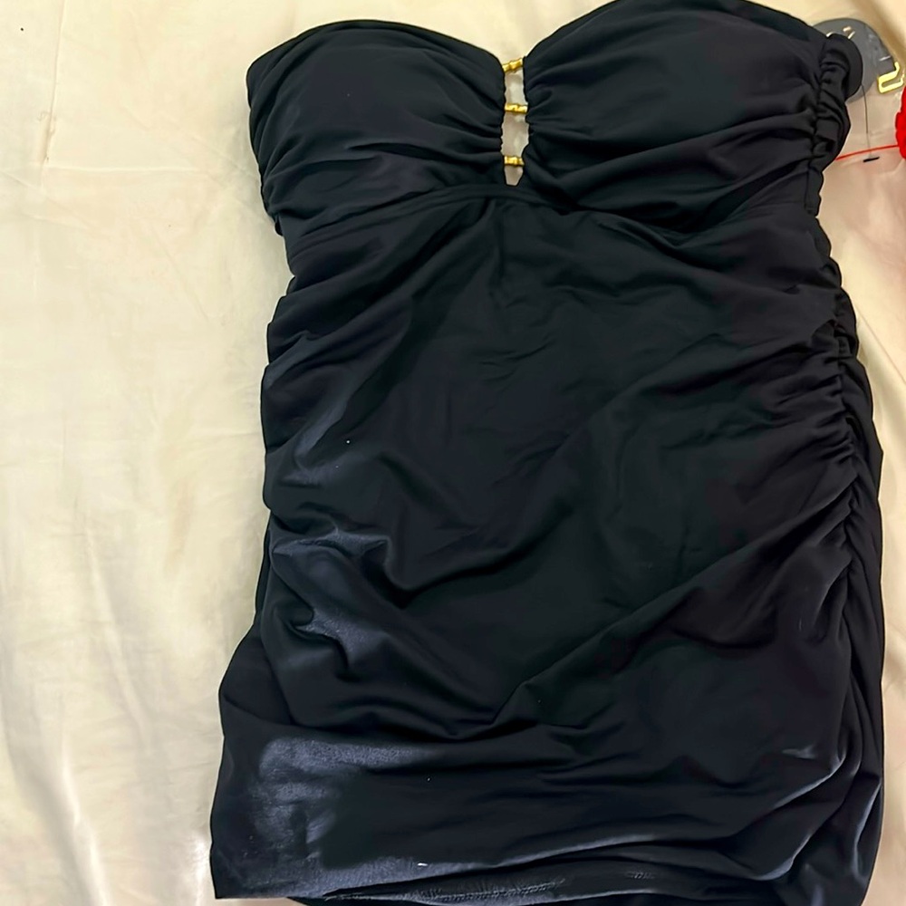 Carmen Marc Valvo Bandeau tankini.